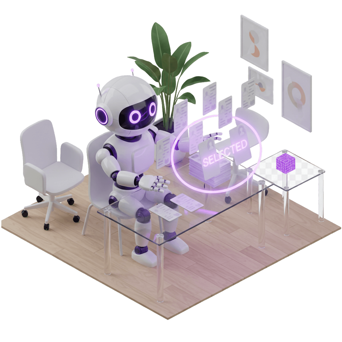 Truepick AI recruitment platform dashboard showing candidate screening and video interview features